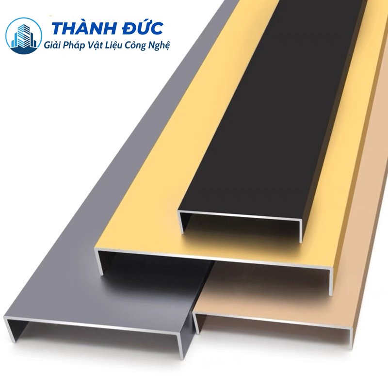 Nẹp Nhôm Chữ U Giải Pháp Hoàn Thiện Đường Nét Nội Thất Tinh Tế mau nep nhom chu u - Nẹp Nhôm Chữ U Giải Pháp Hoàn Thiện Đường Nét Nội Thất Tinh Tế