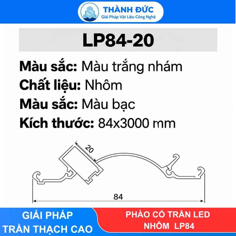 Phào Cổ Trần LED Nhôm LP84-20 feedback thanh duc 29 - Phào Cổ Trần LED Nhôm LP84-20