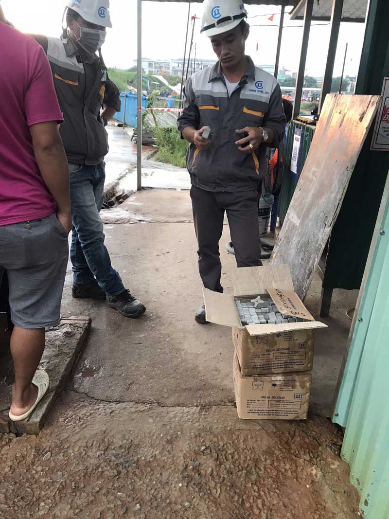 Ky thuat kiem tra con ke thep san 1 - Con Kê Thép Sàn Xây Dựng- Dự Án Vinhomes Ocean Park