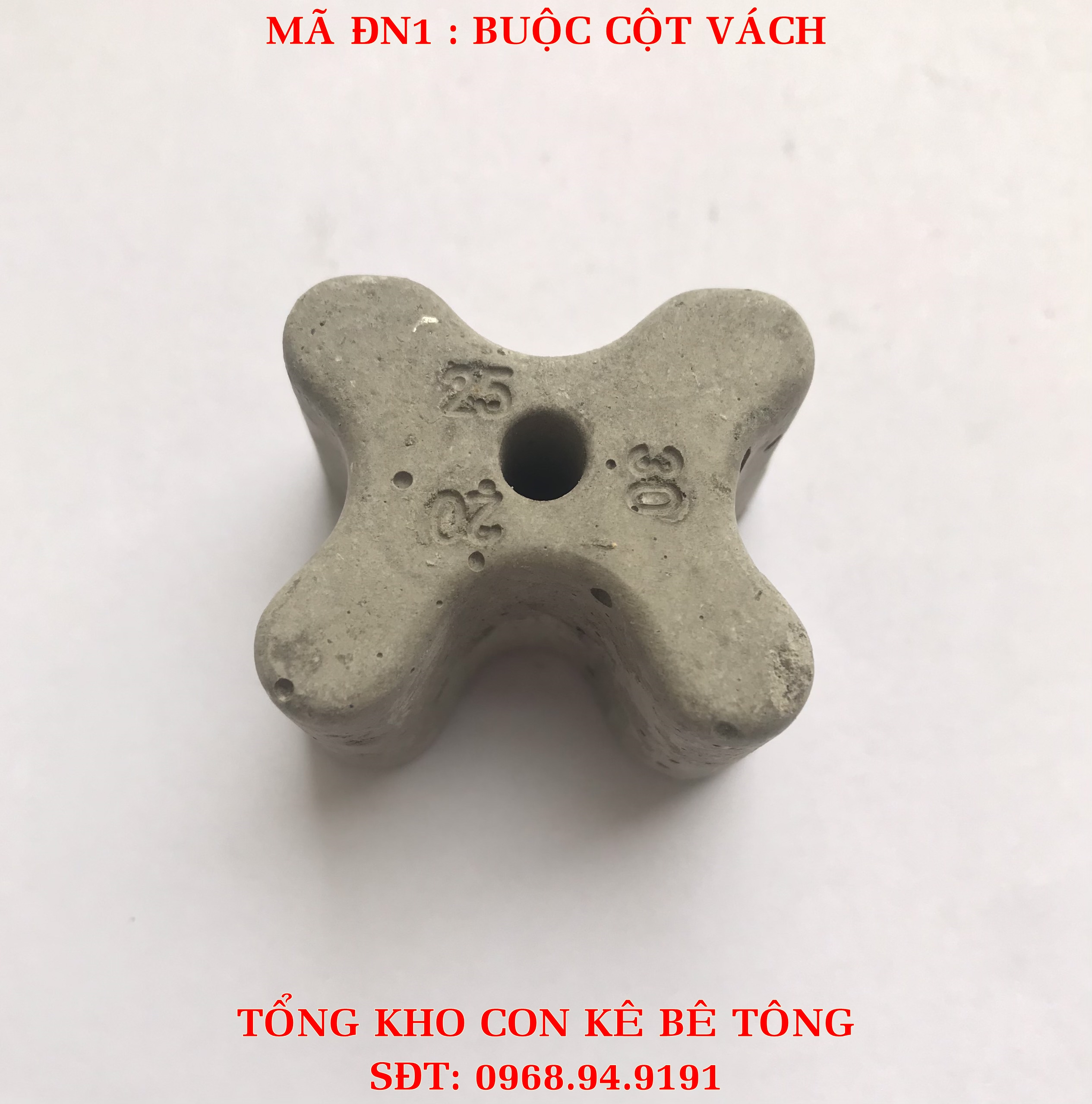 Con Kê Bê Tông Cột Vách - Mã DN1 20/25/30mm
