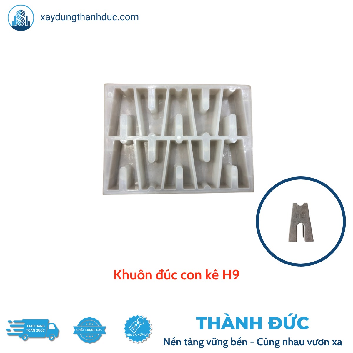 Khuôn Đúc Con Kê Bê Tông H9