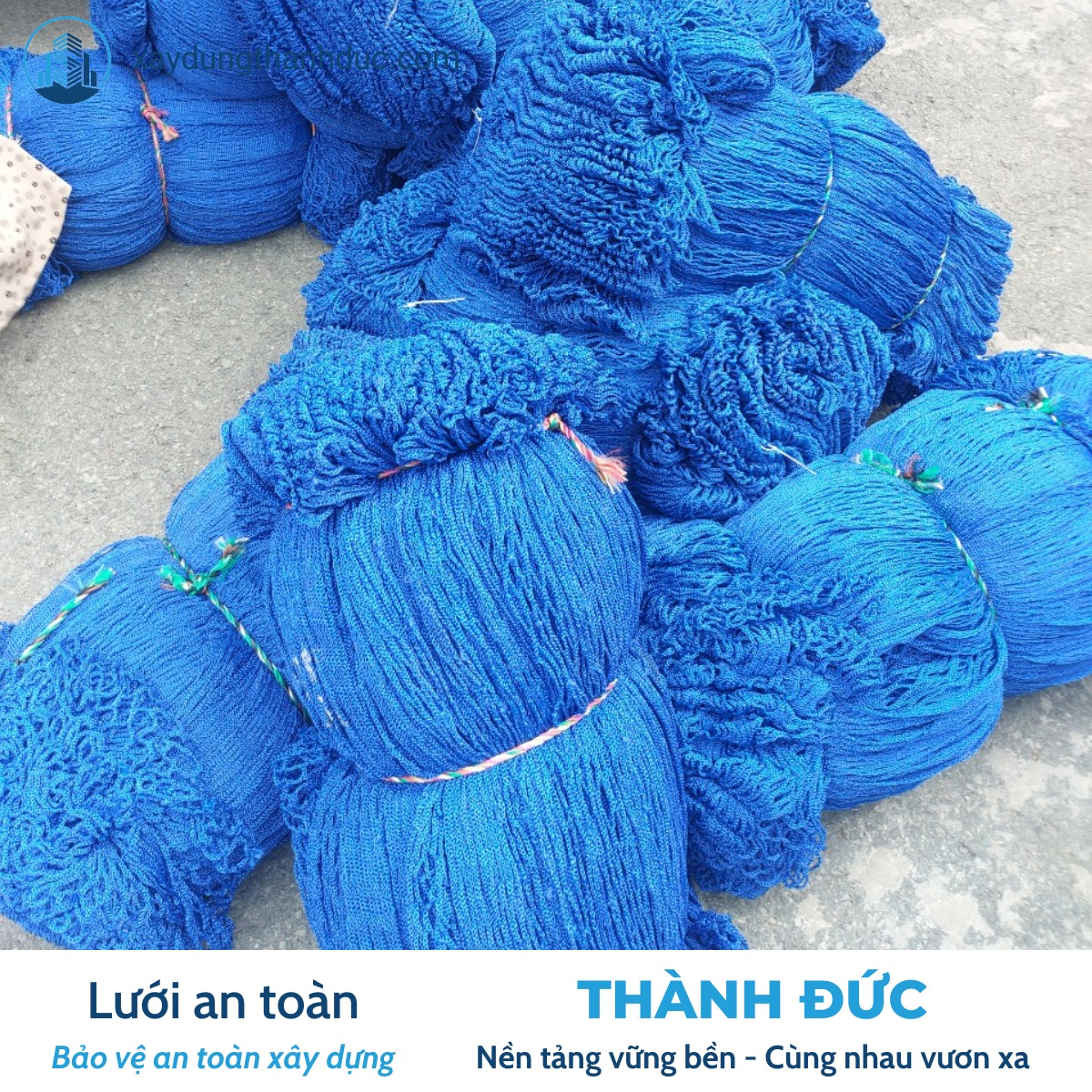 luoi an toan 2 - Lưới an toàn công trình Polyester