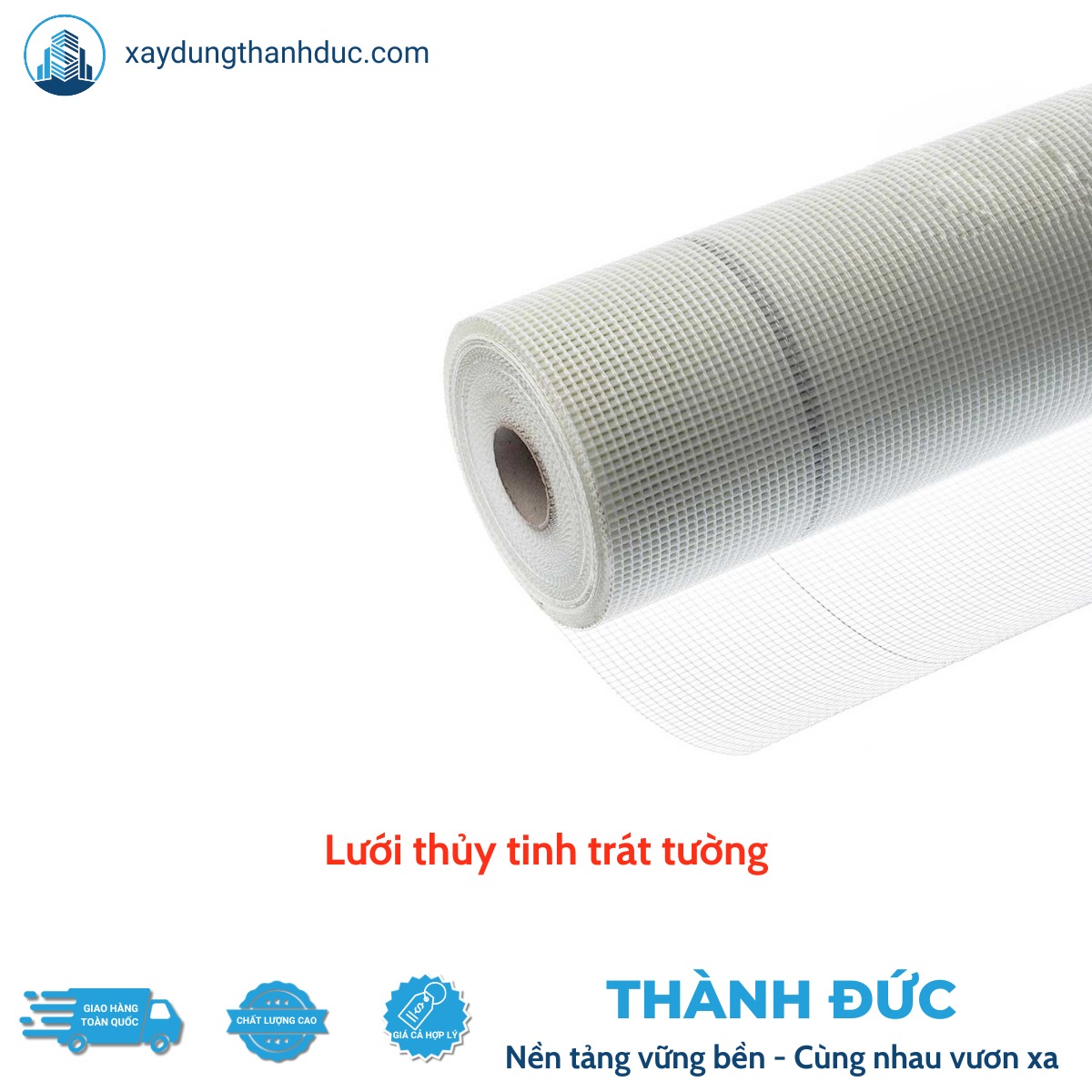 Lưới Thủy Tinh Chống Nứt Chống Thấm