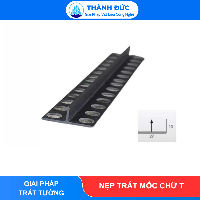 Nẹp mốc trát tường T-10
