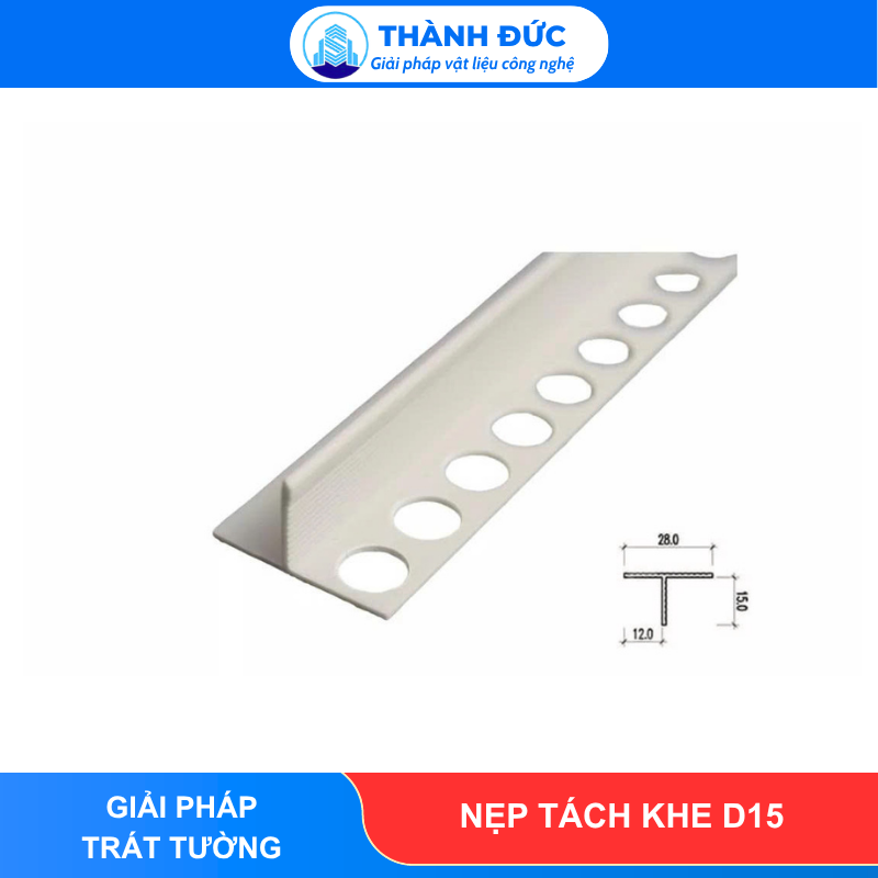 Nẹp tách khe D15