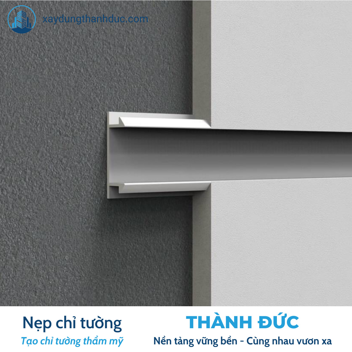 nep chi tuong 4 1 - NẸP NHỰA TRÁT GÓC THÀNH ĐỨC - Giá tốt cho Đại Lý và Nhà Thầu