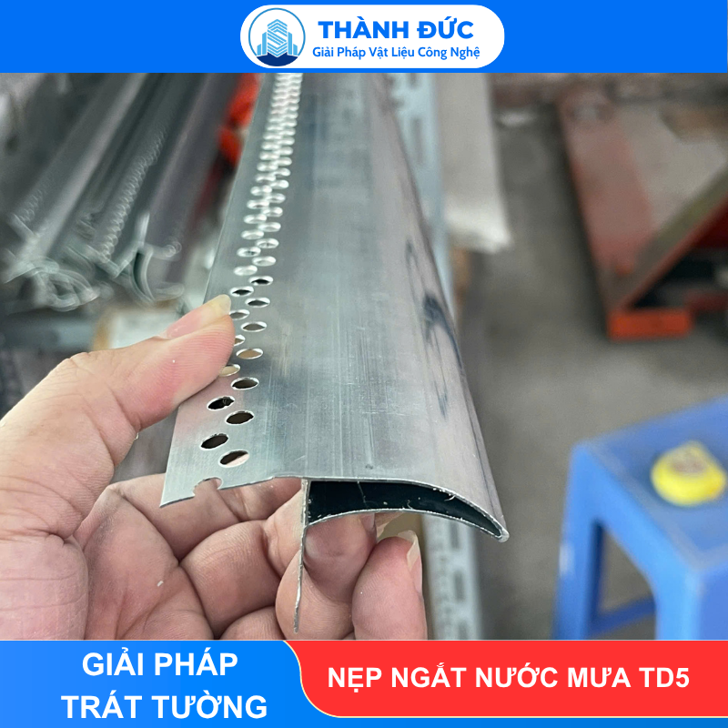 feedback thanh duc 65 - Nẹp Nh&ocirc;m Ngắt Nước Mưa Th&agrave;nh Đức - TD5 Mỏ 5cm