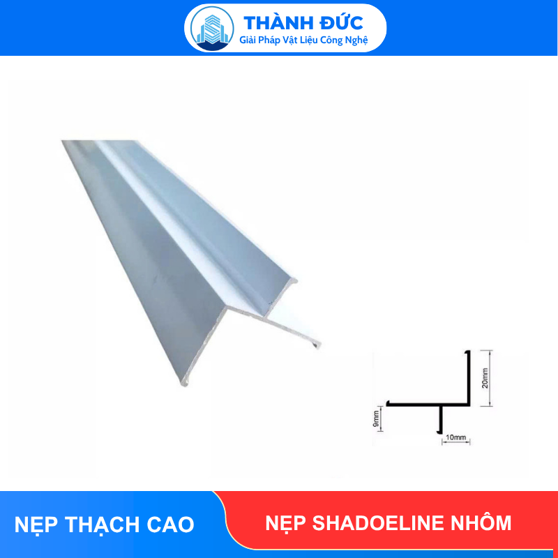 Thanh nhôm Shadowline tạo hiệu ứng