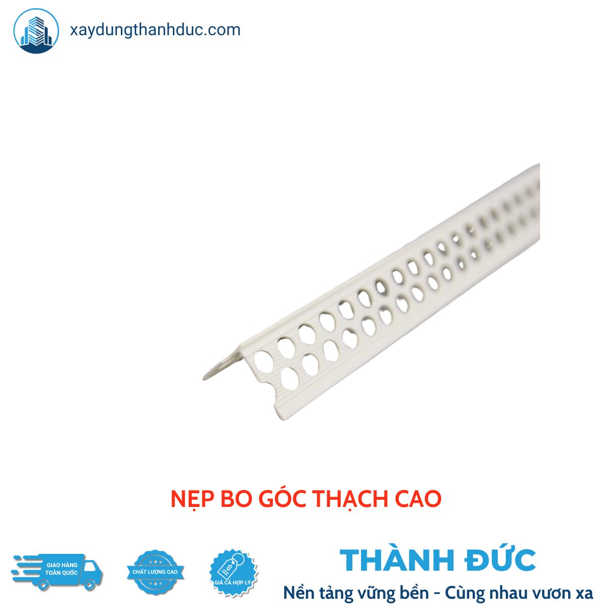 Nẹp V Góc Thạch Cao