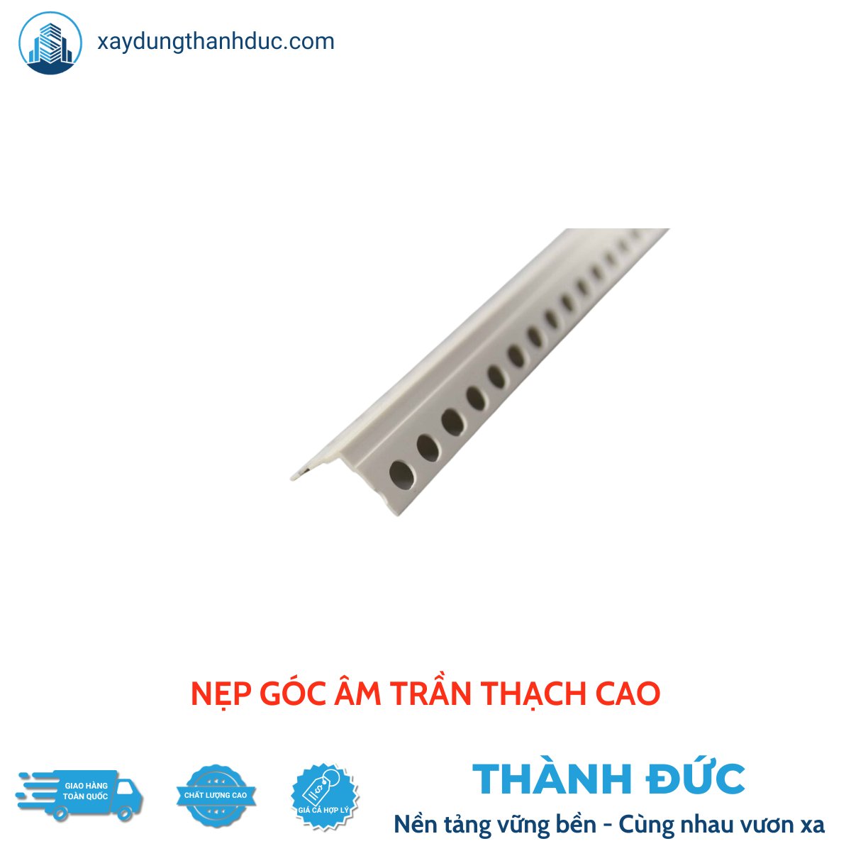 Nẹp góc âm thạch cao