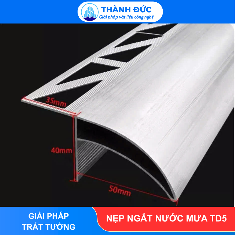 Nẹp Nhôm Ngắt Nước Mưa - TD5