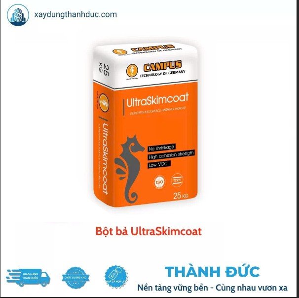 Bột Bả Skimcoat Campus - Chất Lượng Cao