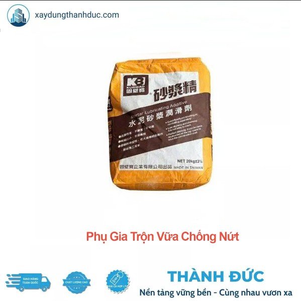 Phụ Gia Trộn Vữa Chống Nứt Tường Thành Đức [Giá Tốt]