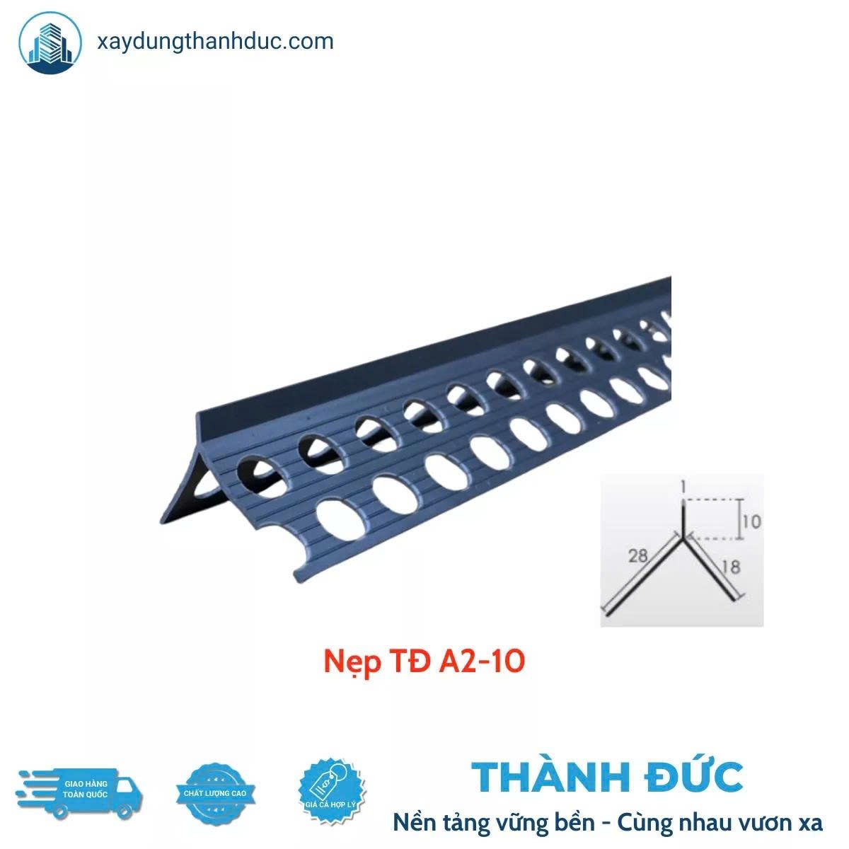 Nẹp Trát Góc Tường A2-10 – Giải Pháp Hoàn Thiện Góc Tường Chuẩn Đẹp