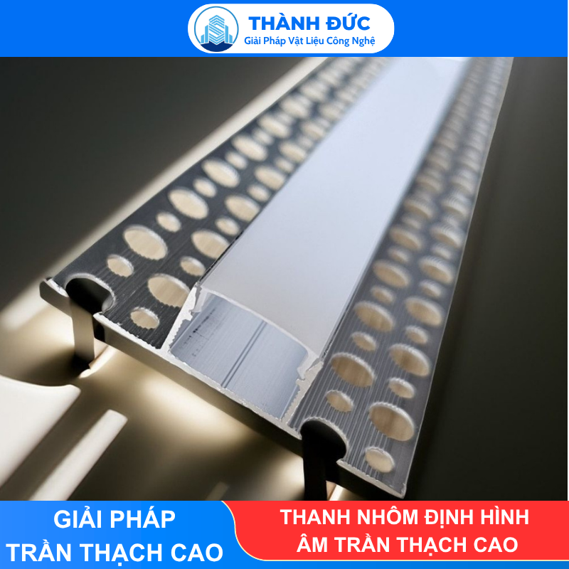 Thanh nhôm định hình âm trần thạch cao UT20-14